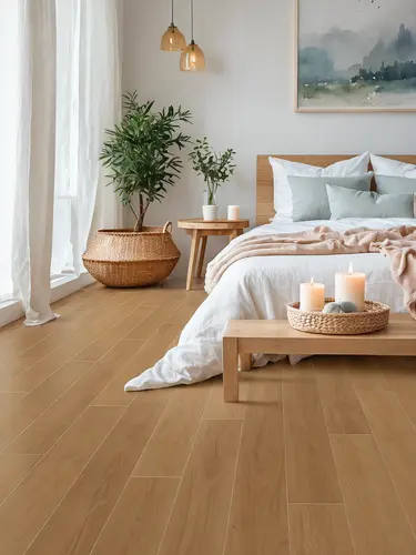 3D interior render of a bedroom