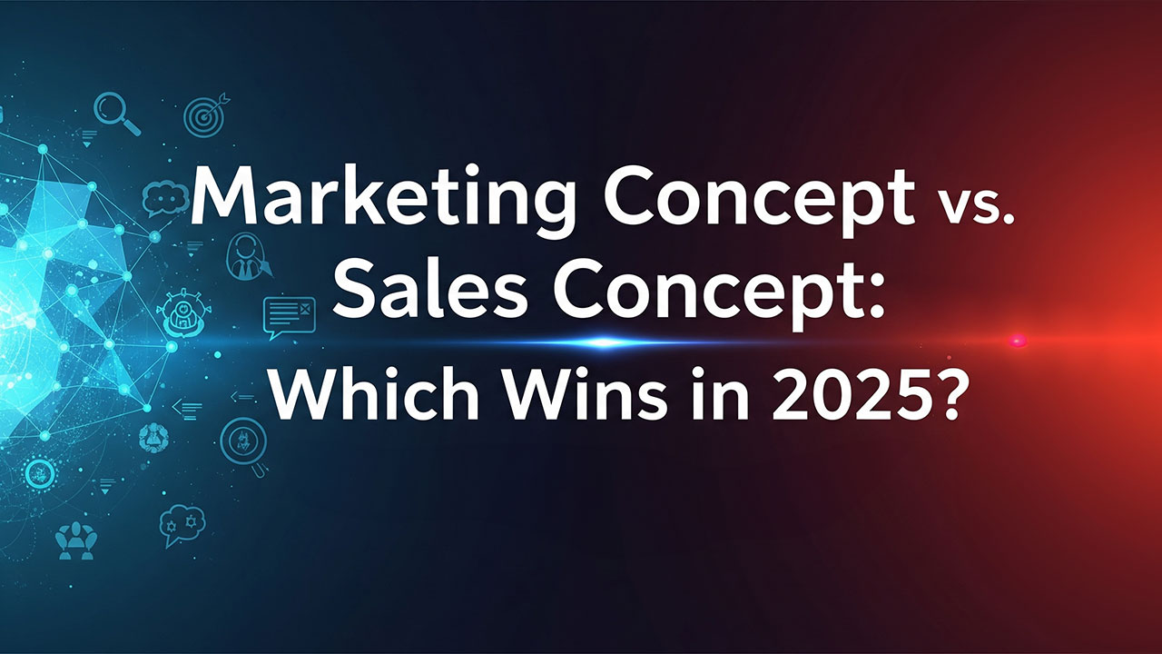 Marketing Concept vs. Sales Concept: Which Wins in 2025?